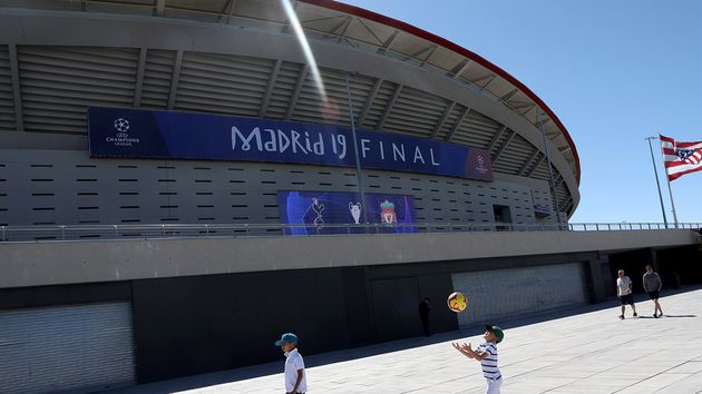 Madrid se viste de fiesta con la final de la UEFA Champions League Madrid se viste de fiesta con la final de la UEFA Champions League