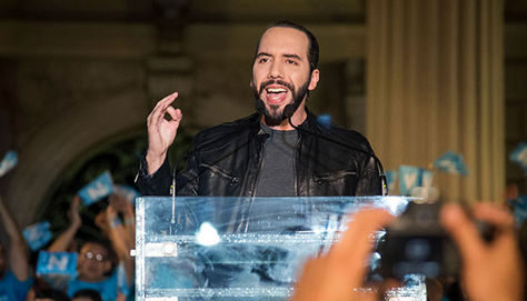 El presidente electo de El Salvador, Nayib Bukele.