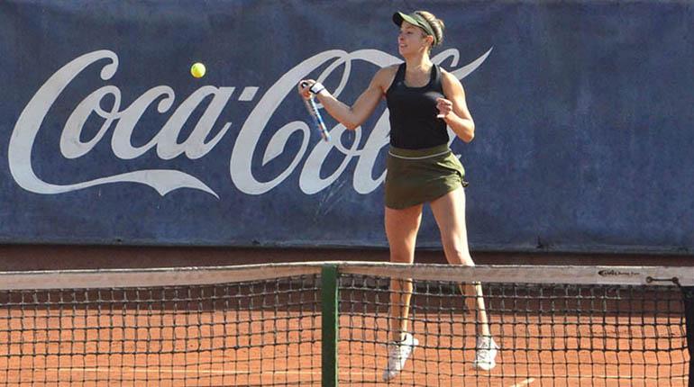 La tenista María Olivia Castedo, ayer. | Hernán Andia