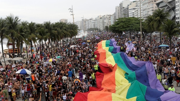 Manifestación del Orgullo Gay en Río de  Janeiro, Brasil (Reuters)