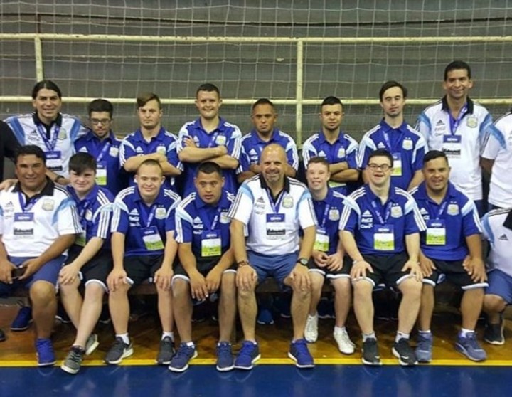 El partido entre la Selección Argentina de Futsal de Síndrome de Down y Brasil será el martes 4 de junio a las 19. (Instagram @seleccionargentinadown)