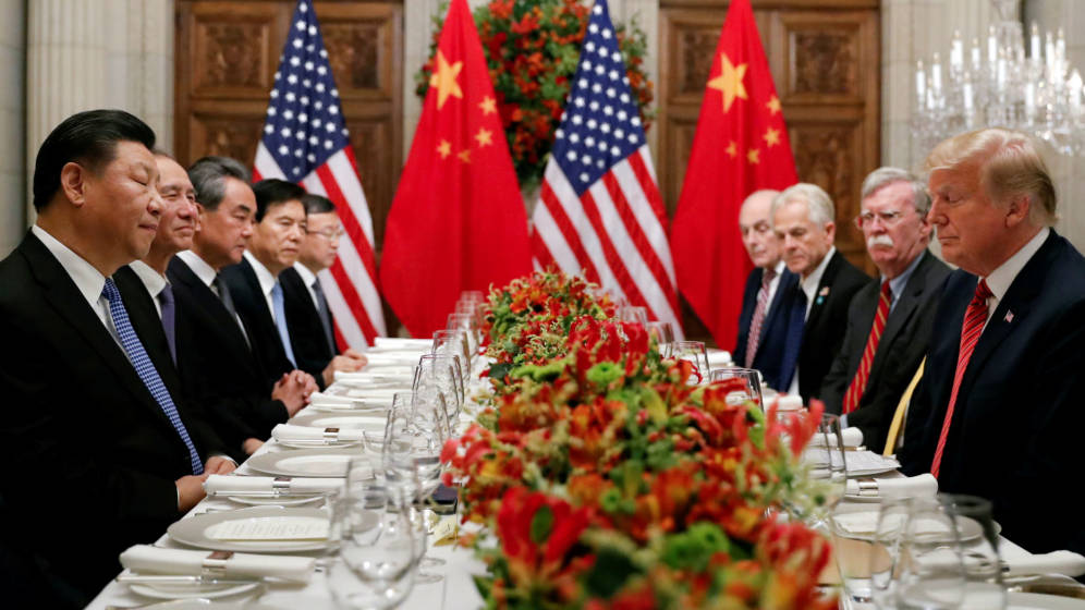 Foto: Xi Jinping y Donald Trump frente a frente en una cena en Buenos Aires. 