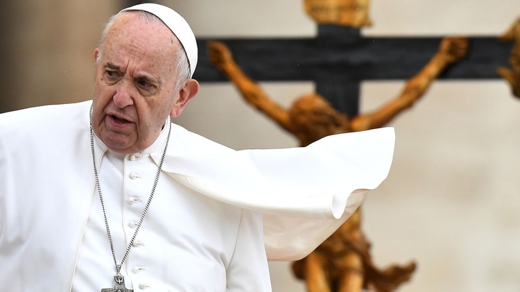 El papa Francisco en Plaza de San Pedro en el Vaticano, el 15 de mayo de 2019