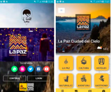 Acceso principal a la App lanzada por el Municipio