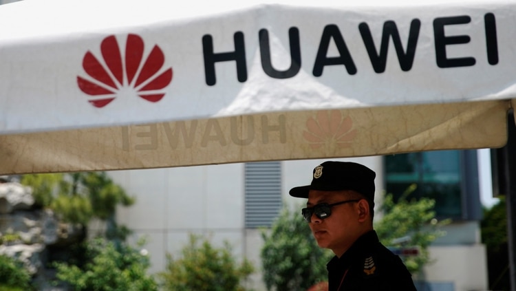 A Huawei company logo is seen at Huawei’s Shanghai Research Center in Shanghai, China May 22, 2019. REUTERS/Aly Song