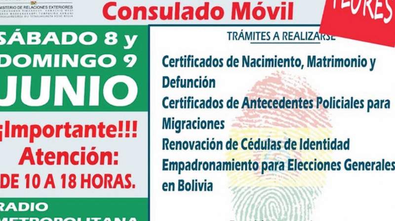 Consulados  ofrecen “combo”  de trámites para empadronar;  otros hacen campaña