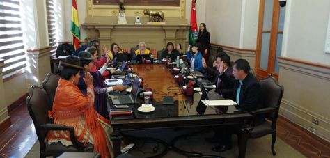 La sesión del Concejo Municipal de La Paz.