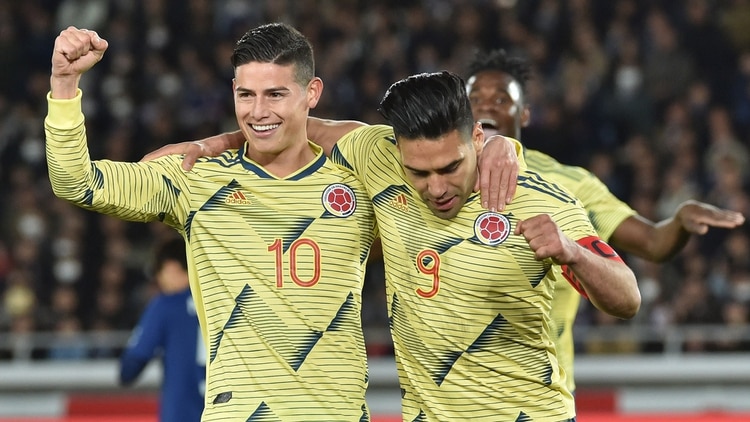 Con James Rodríguez y Radamel Falcao como líderes, Colombia aspira a llegar lejos en la Copa América (AFP)