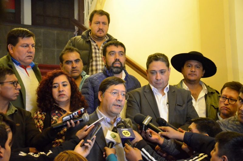 Arce Catacora ratifica que Tarija no requiere del Gobierno para resolver 