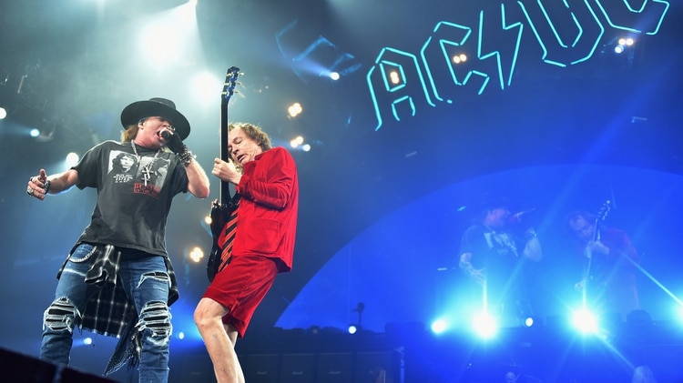 AC/DC, la banda favorita de Pilar Rubio, dará un show en la fiesta (Getty Images)