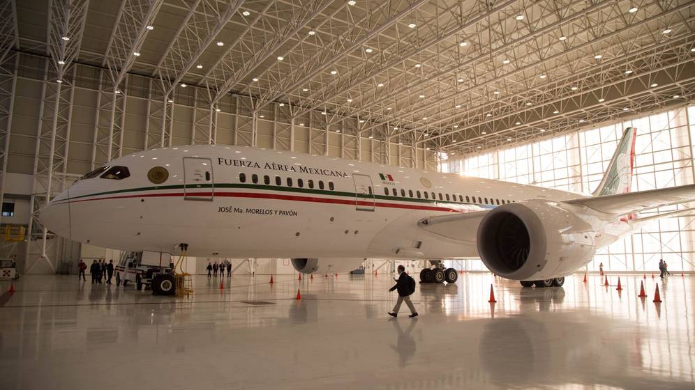 Foto: Vista general del aviÃ³n presidencial (TP 01 Boeing 787-8. (EFE)