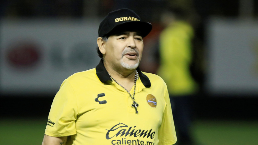 Diego Maradona deja de ser director técnico de Dorados de Sinaloa por 