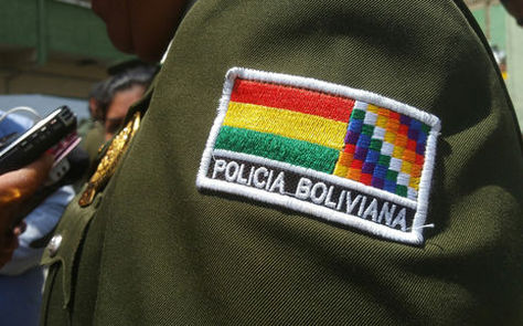 El emblema de la Policía boliviana. Foto: La Razón - archivo