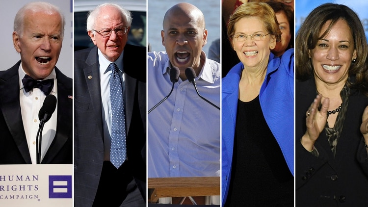 Parte de los líderse demócratas que podrían competir contra Trump (Reuters/AFP)