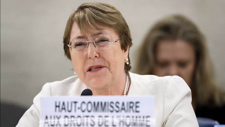 Michelle Bachelet, alta comisionada de la ONU para los Derechos Humanos (AFP)