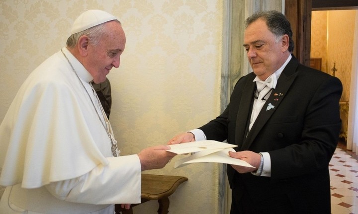 El Papa Francisco y el Eduardo ValdÃ©s.