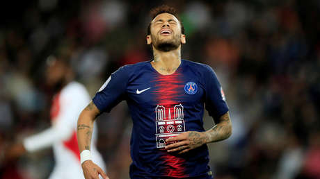 El futbolista brasileño del PSG Neymar Jr., París 21 de abril de 2019.