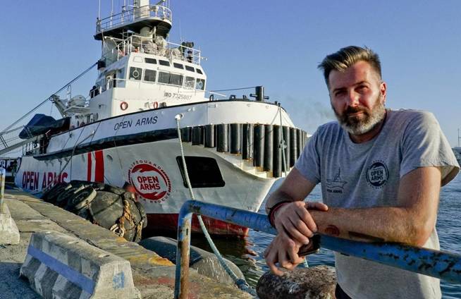 El capitÃ¡n de la embarcaciÃ³n de rescate 
