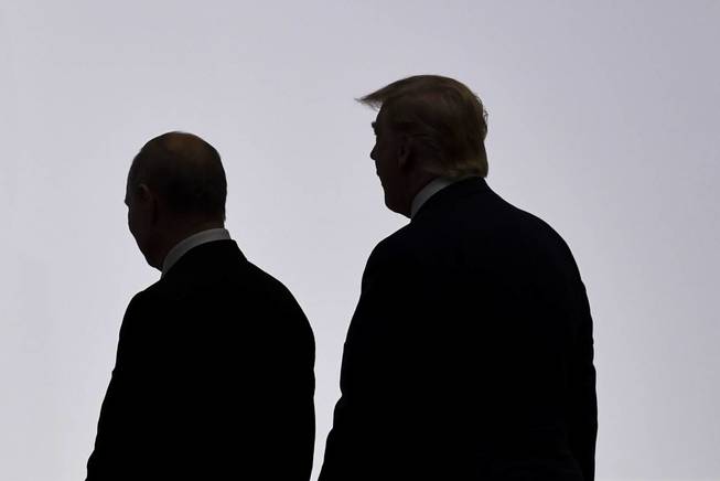 Trump y Putin en el G20. (EFE)