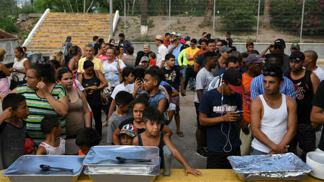 Solicitantes de asilo en un puerto de entrada en Matamoros, Tamaulipas, México, el 26 de junio de 2019.