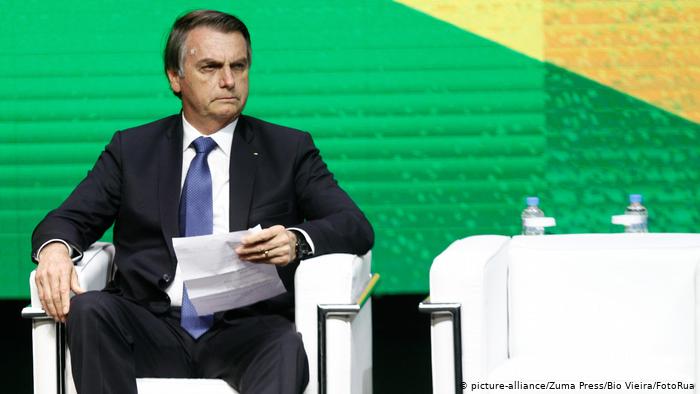 Brasilien Sao Paolo | Jair Bolsonaro, PrÃ¤sident (picture-alliance/Zuma Press/Bio Vieira/FotoRua)