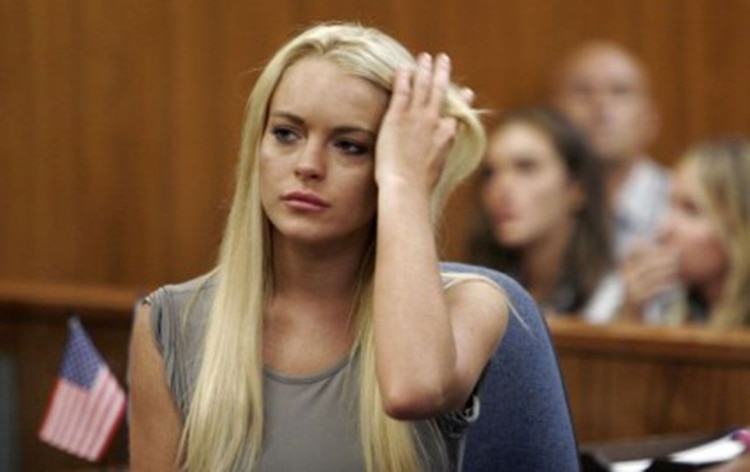 Lindsay Lohan fue sentenciada a 90 días de prisión a los 21 años (Foto: Archivo)