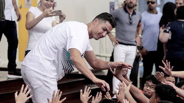 La emoción de Cristiano al recordar sus inicios