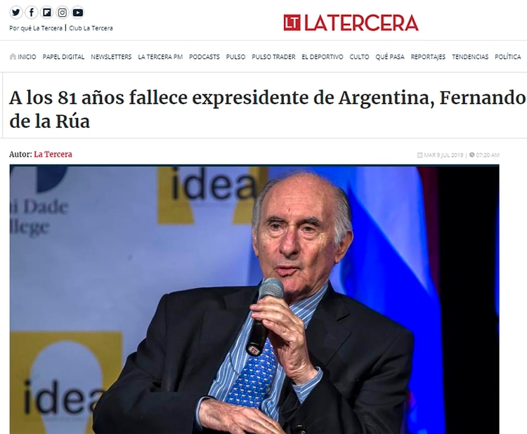 La Tercera, de Chile