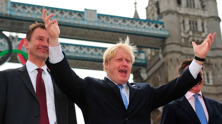 Jeremy Hunt y Boris Johnson (Shutterstock)