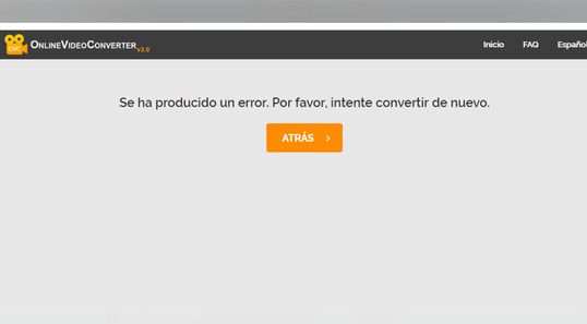 OnlineVideoConverter ya no puede realizar descargas de contenido de YouTube.