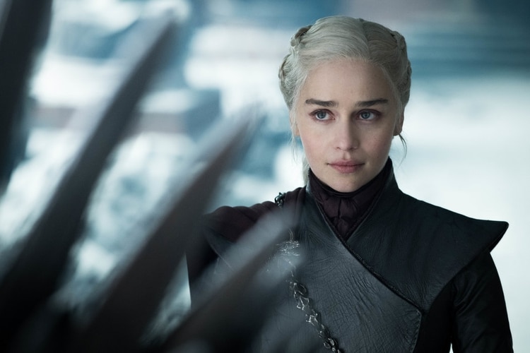 Emilia Clarke como Daenerys Targaryen en el final de “Juego de tronos” (Helen Sloan/HBO)