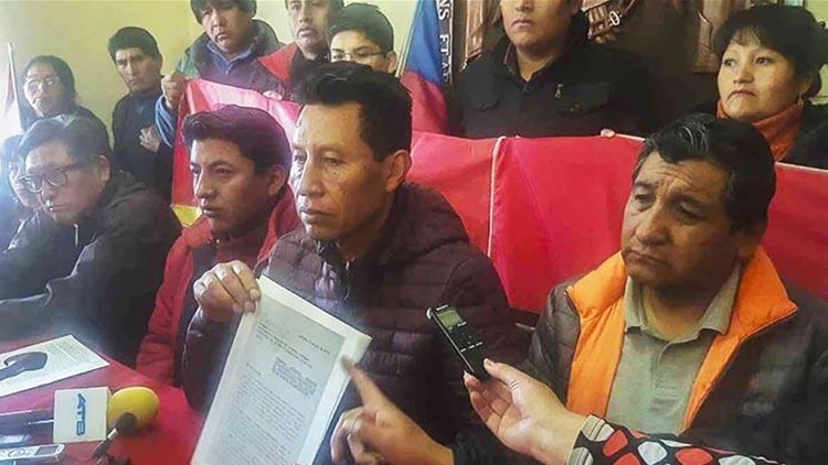 Los diputados Gonzalo Barrientos y Grover Huanca, de Potosí, anuncian alianza con Bolivia Dice No, a días de la renuncia de Rodríguez a la Vice