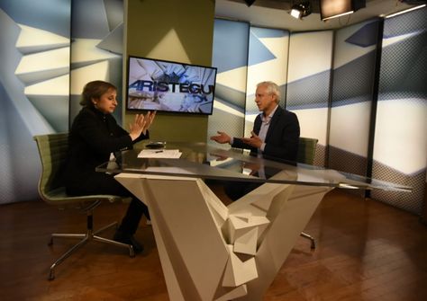 El vicepresidente García es estrevistado por Carmen Aristegui.