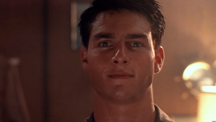 “Top Gun” se estrenó en 1986 y tuvo a Tom Cruise y Kelly McGilli como protagonistas (Foto: Captura de Pantalla)