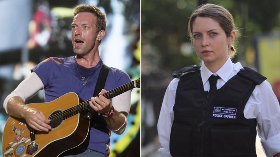 El cantante Chris Martin y su hermana, la actriz Nicola Wren.