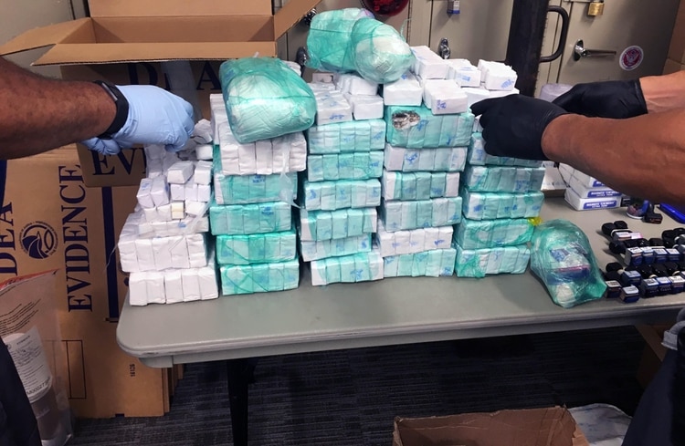 La heroína fue decomisada por agentes de la DEA, quienes aseguraron sería distribuida en NY (Foto: DEA)