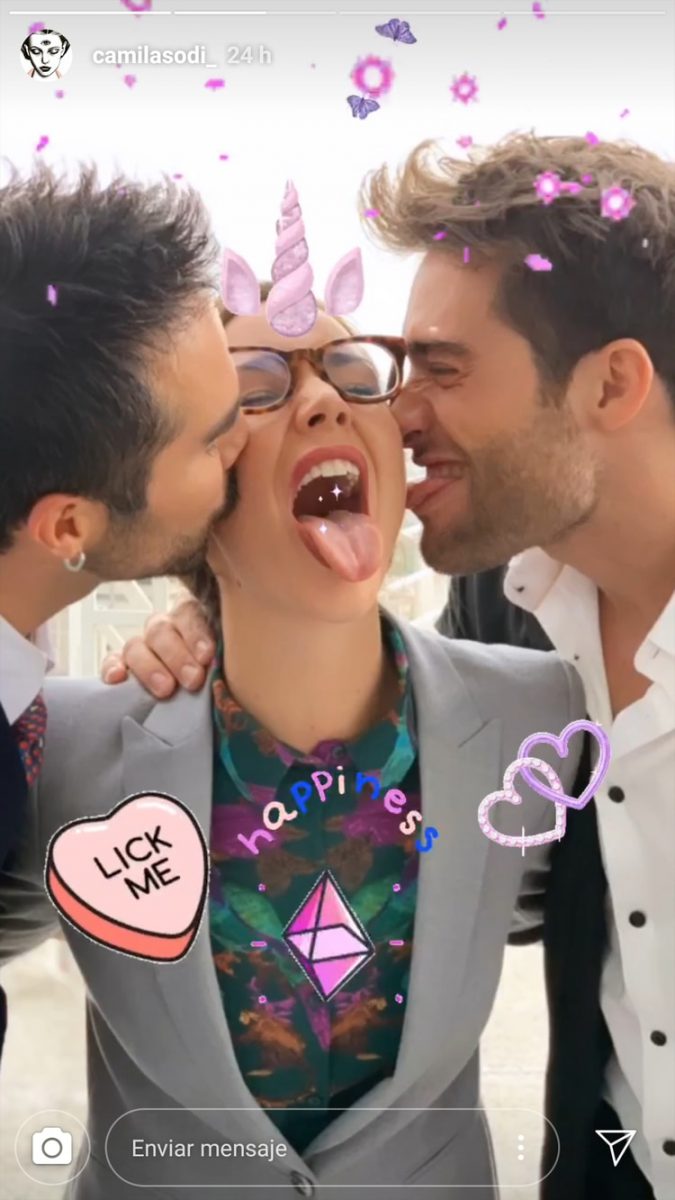 La foto que compartió Camila en Instagram Stories