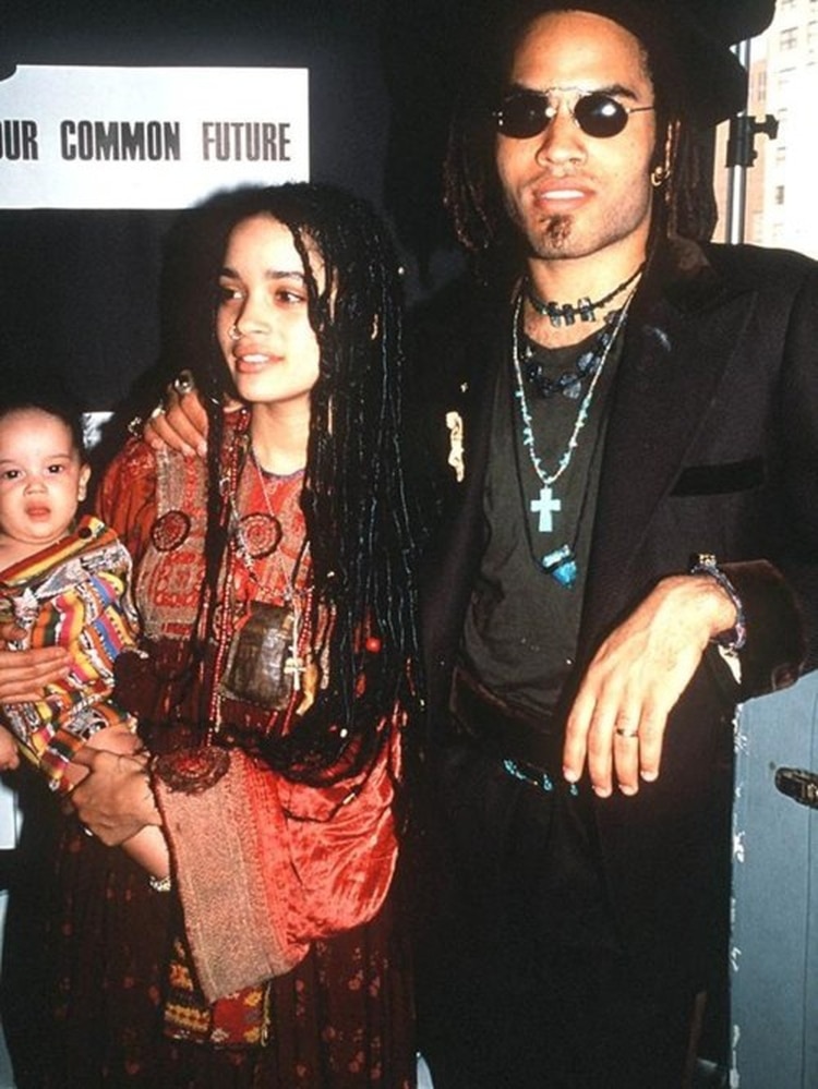 Lenny Kravitz y la actriz Lisa Bonet fueron padres de Zoë Kravitz en 1988 (Foto: Archivo)