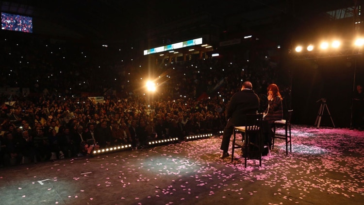 Cristina Kirchner junto a Eduardo Peñafort (Fotos: Frente de Todos)