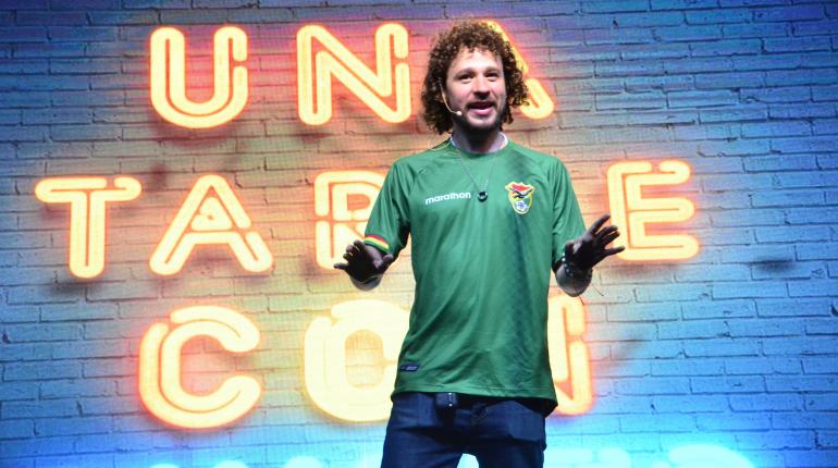 Luisito Comunica en Cochabamba, ayer. | Hernán Andia