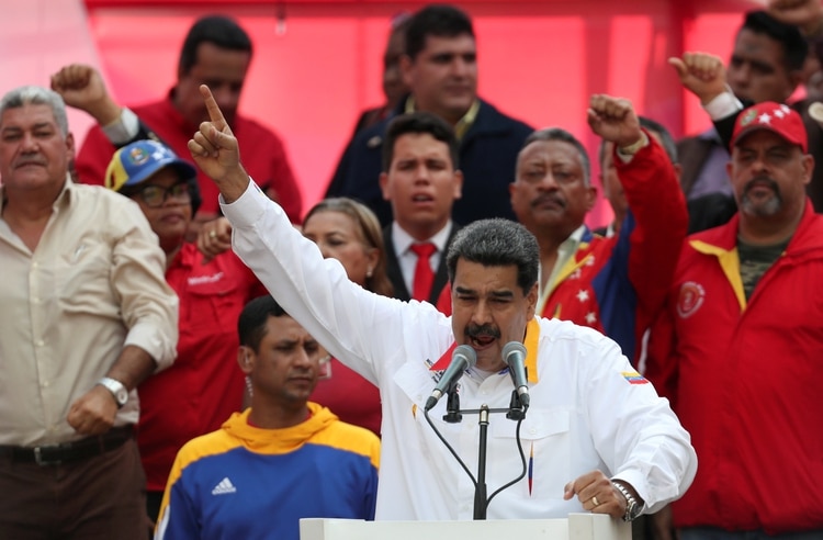 El dictador Nicolás Maduro durante un acto en Caracas (REUTERS/Ivan Alvarado/archivo)