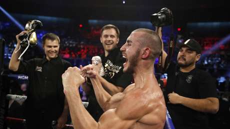 El boxeador ruso Maxim Dadashev.
