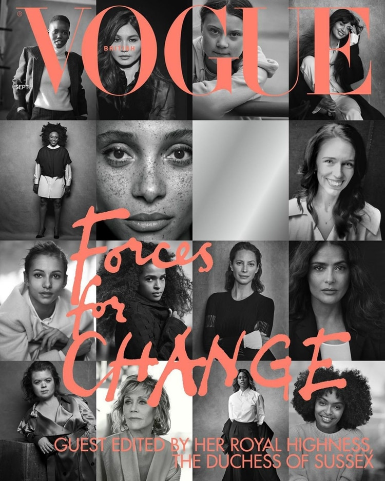 “Fuerzas del cambio”, la portada de Vogue editada por Meghan Markle