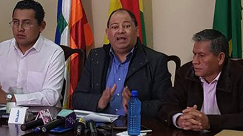 El ministro Carlos Romero durante la conferencia de prensa de este jueves.