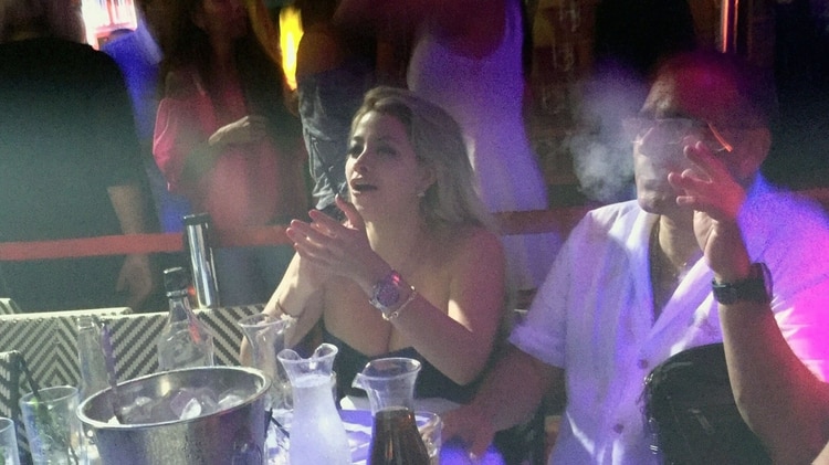 Mauricio Funes y Ada Mitchell Guzmán