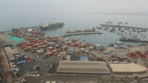 Fotografía de archivo del puerto de Arica