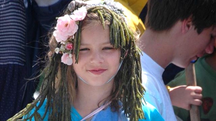 Saoirse Roisin Hill, en su infancia (@kerrykennedyrfk)