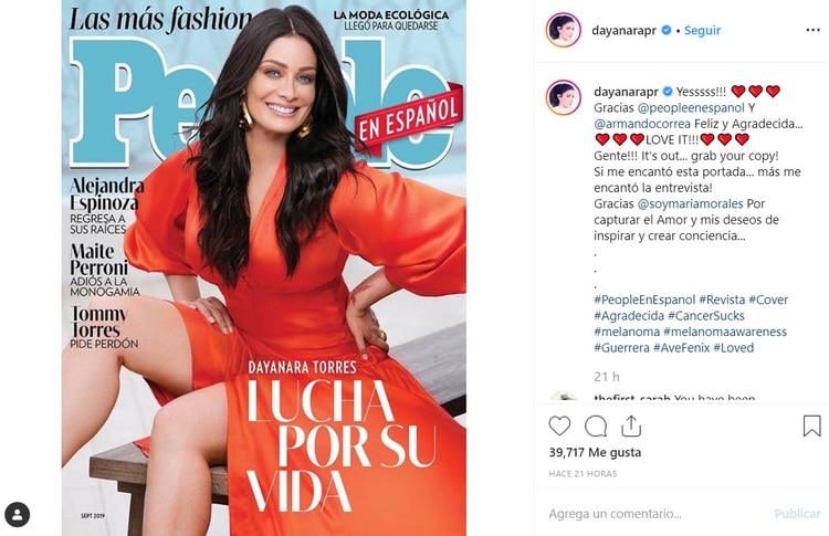 En la revista de People en Español sale la entrevista completa a la ex Miss Universo puertorriqueña (Foto: Instagram)