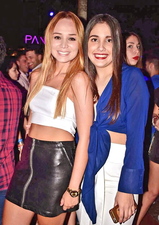 Bruna Feeney y Luciana Flores. Carolina Rueda, Camila Suárez y Camila Sadud. María Victoria…