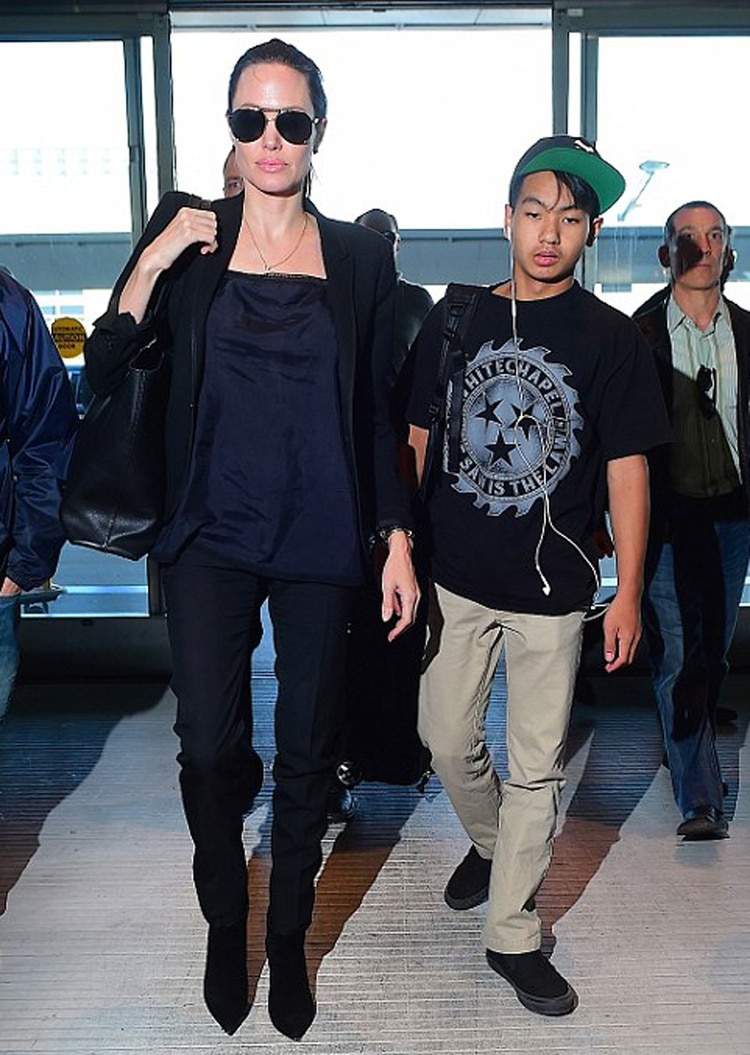 Angelina Jolie y Maddox (Splash News)